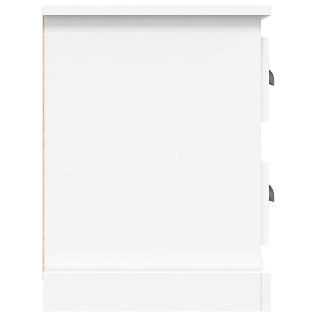 White TV Cabinet with Storage and Drawers