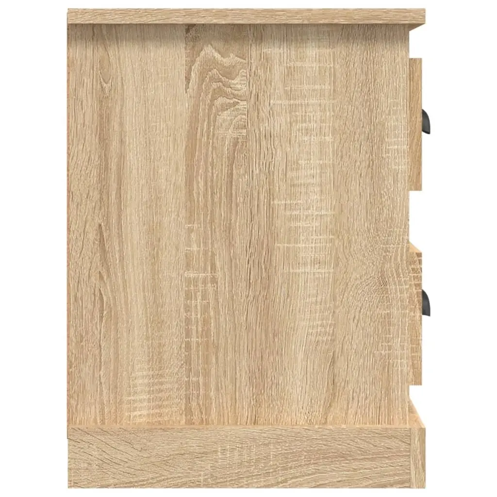 Brown Engineered Wood TV Cabinet with Drawers