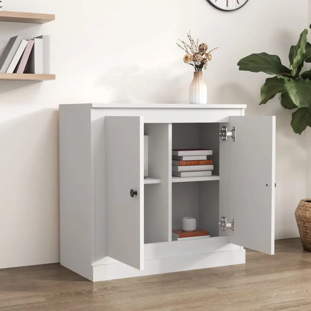 Sideboard Engineered Wood 70x35.5x67.5 cm White