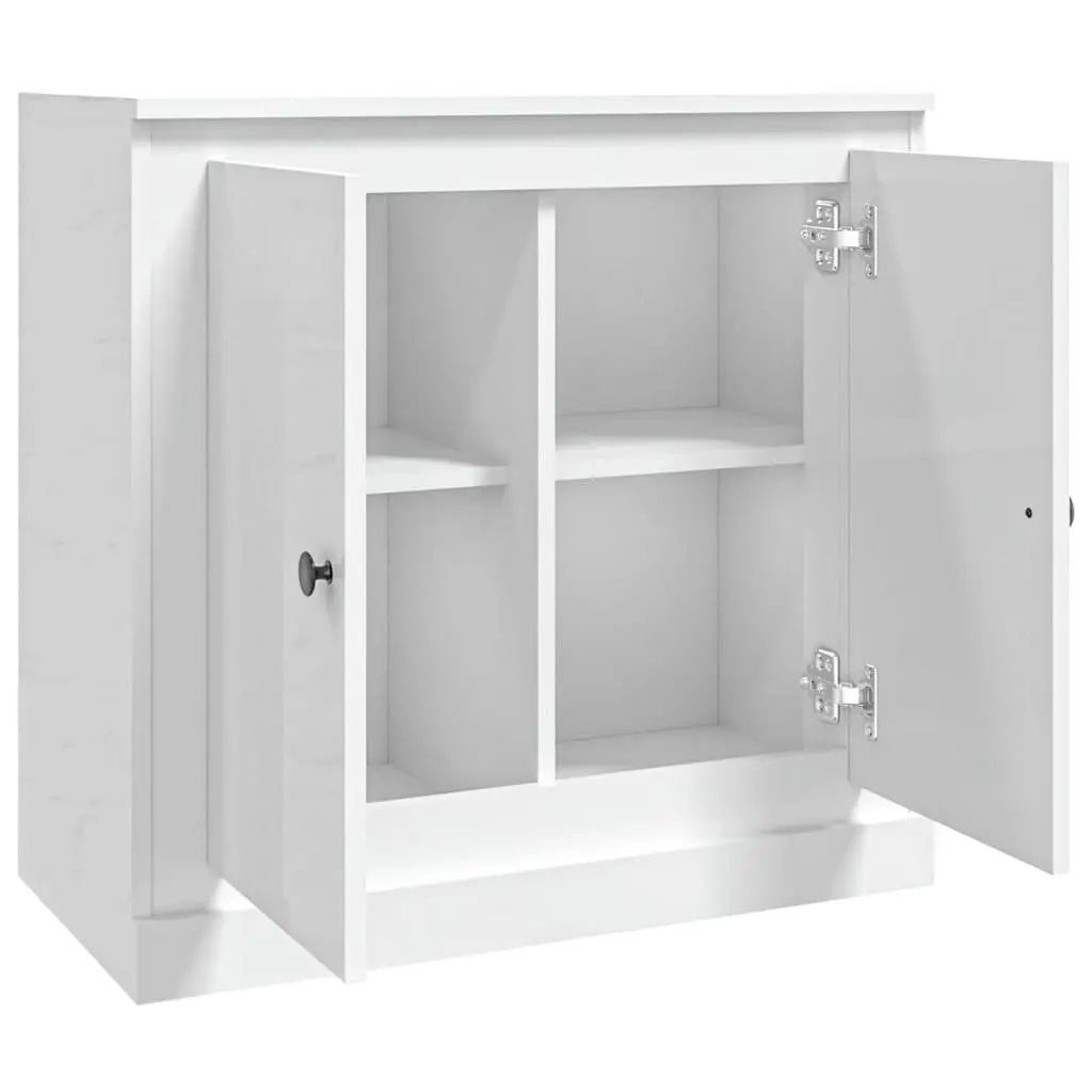 White High Gloss Sideboard Storage Cabinet 70cm