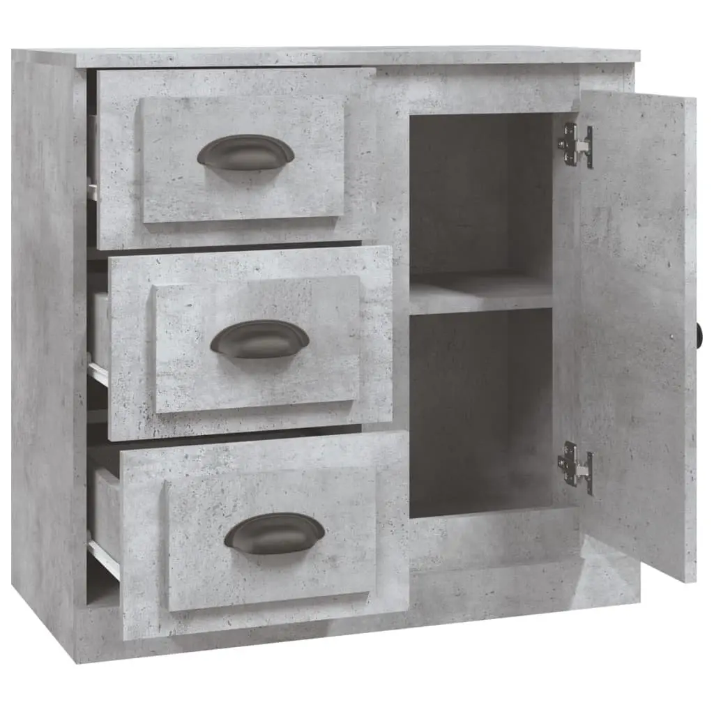 Sideboard Engineered Wood 70 x 35.5 x 67.5 cm Grey
