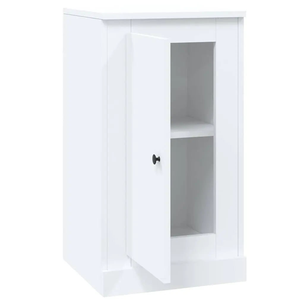 White Sideboard Storage Cabinet Engineered Wood Furniture Buffet Cupboard