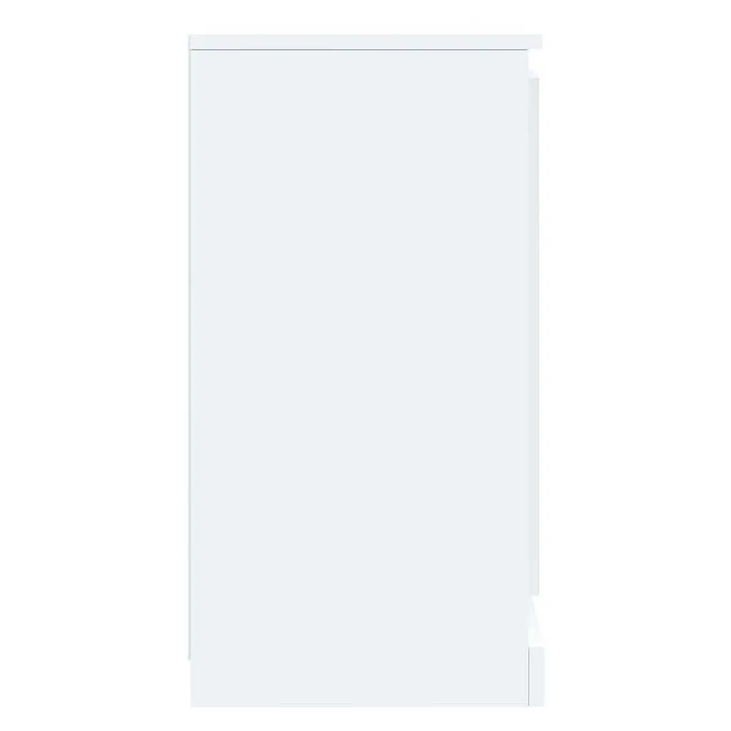 White Sideboard Storage Cabinet Engineered Wood Furniture Buffet Cupboard