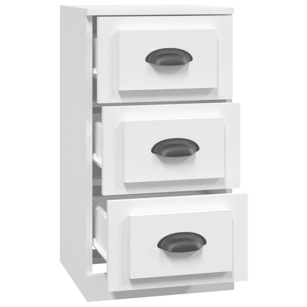 White Sideboard Cabinet with Ample Storage