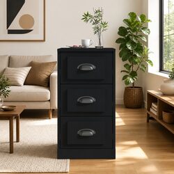 Premium Black Sideboard Storage Cabinet for Home