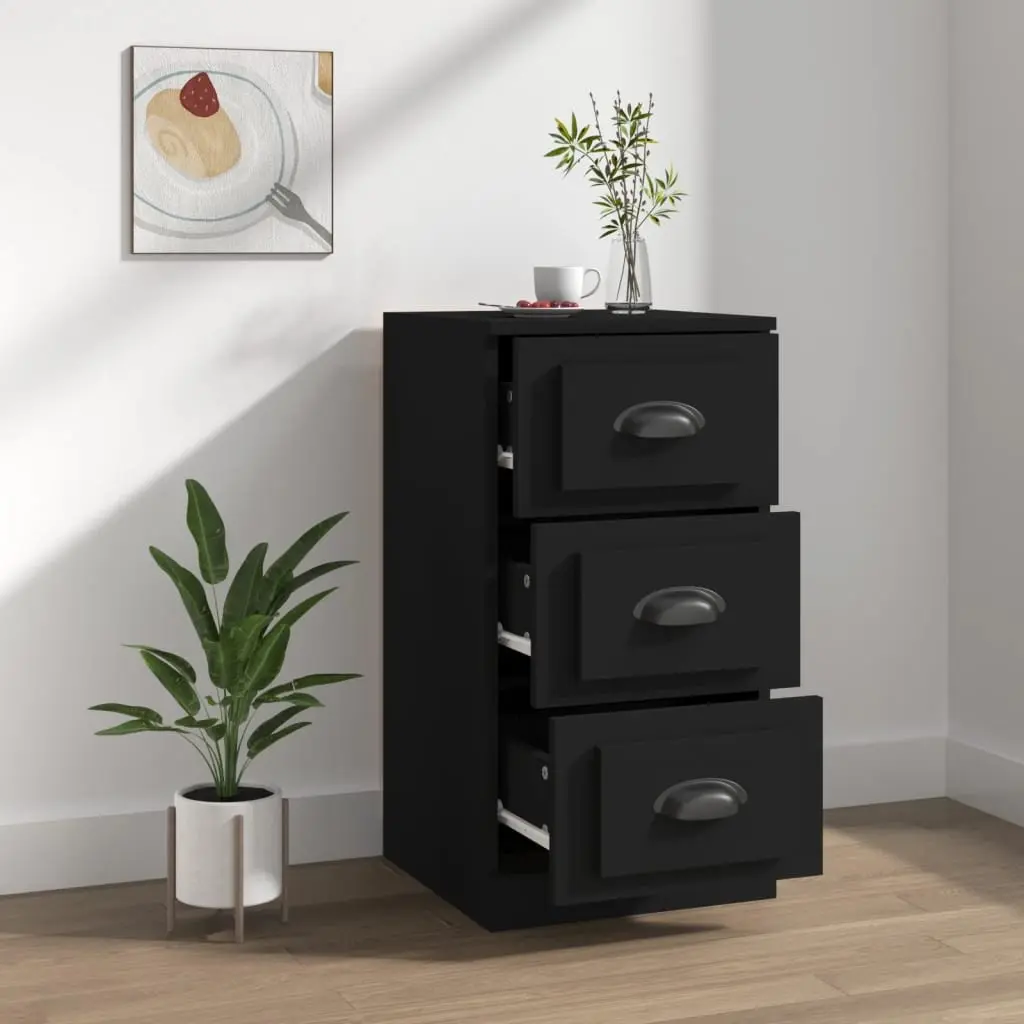Black Sideboard Storage Cabinet for Home