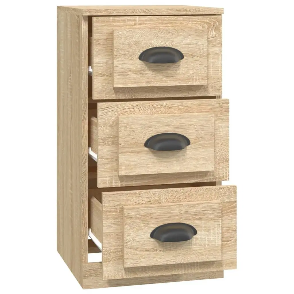 Brown Engineered Wood Sideboard for Storage