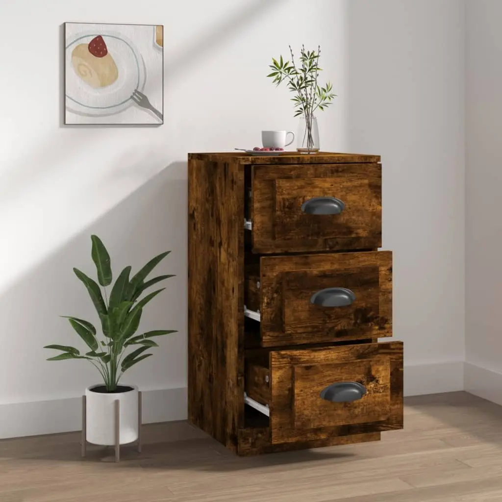Brown Engineered Wood Sideboard with Ample Storage