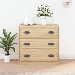 Durable Brown Storage Cabinet Sideboard Furniture