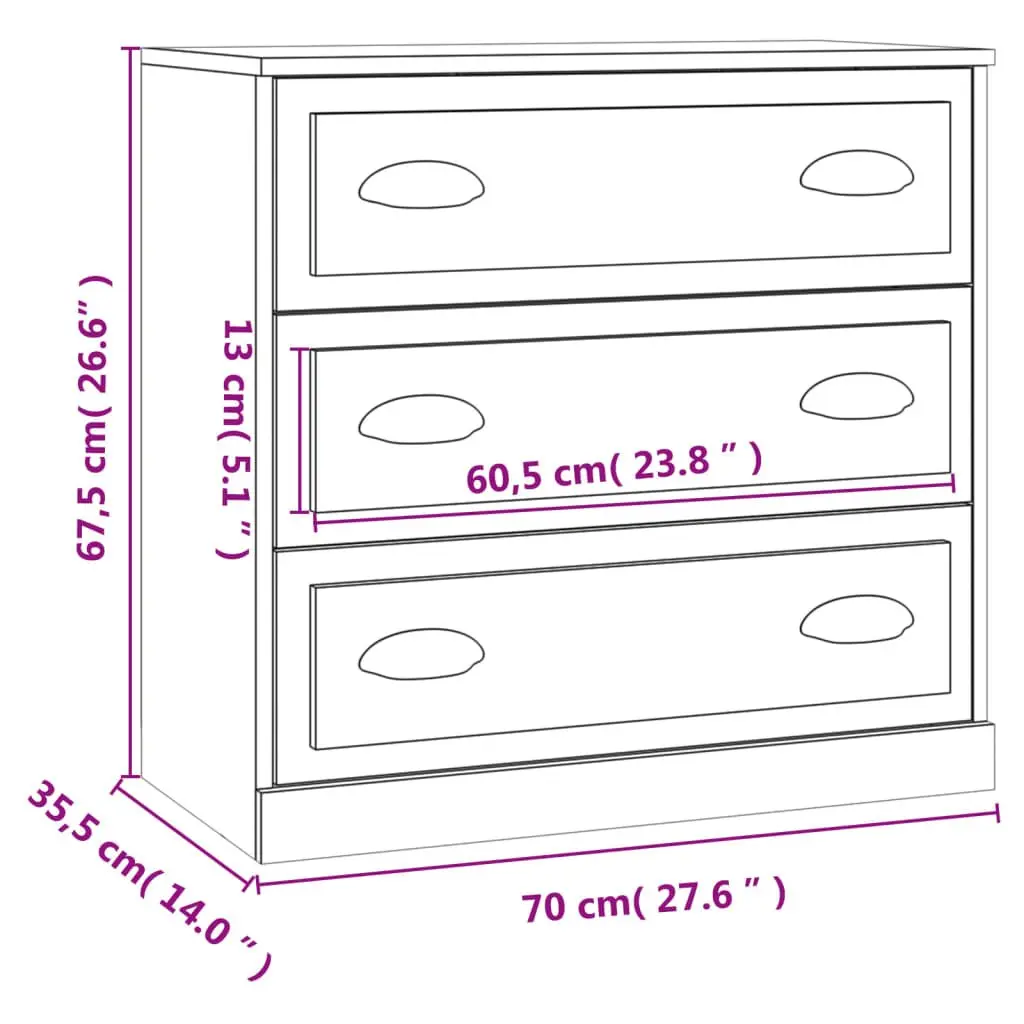 Brown Storage Cabinet Sideboard Furniture