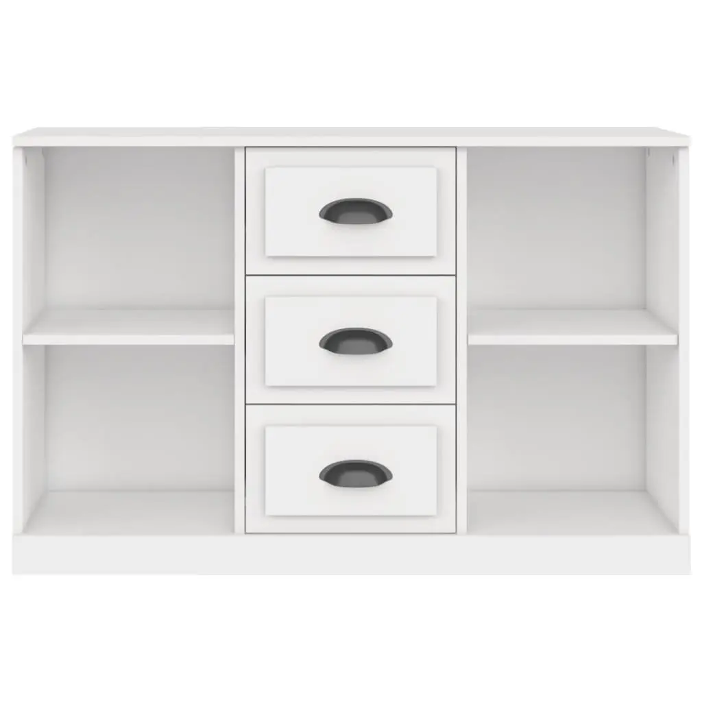 White Sideboard Cabinet with Ample Storage