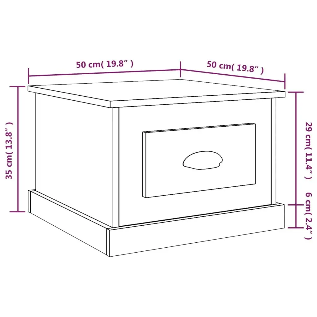 Grey Sonoma Coffee Table with Storage Drawer