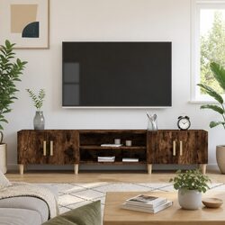Stylish Brown TV Cabinet for Modern Living Spaces