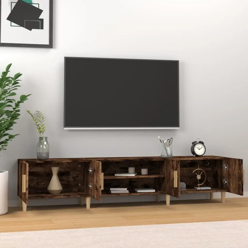 TV Cabinet Engineered Wood 180x31.5x40cm Brown
