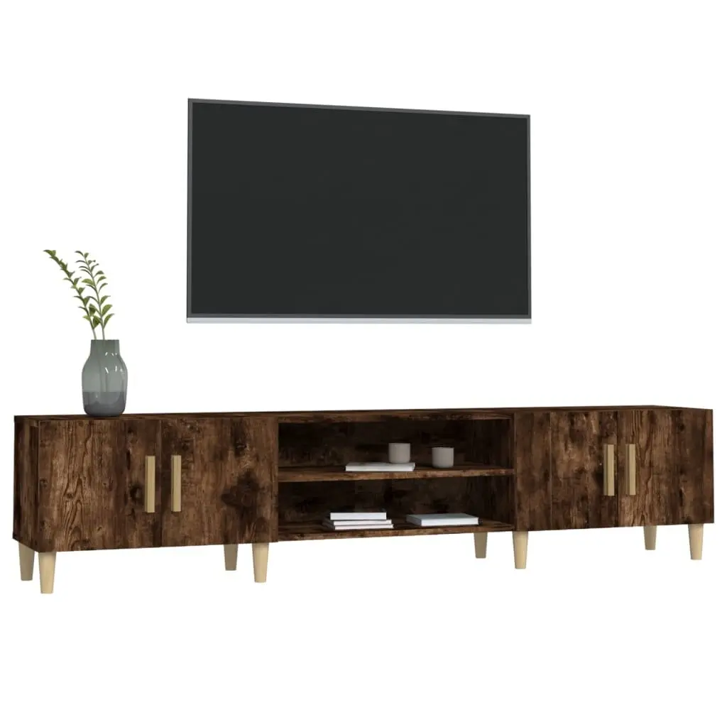 TV Cabinet Engineered Wood 180x31.5x40cm Brown