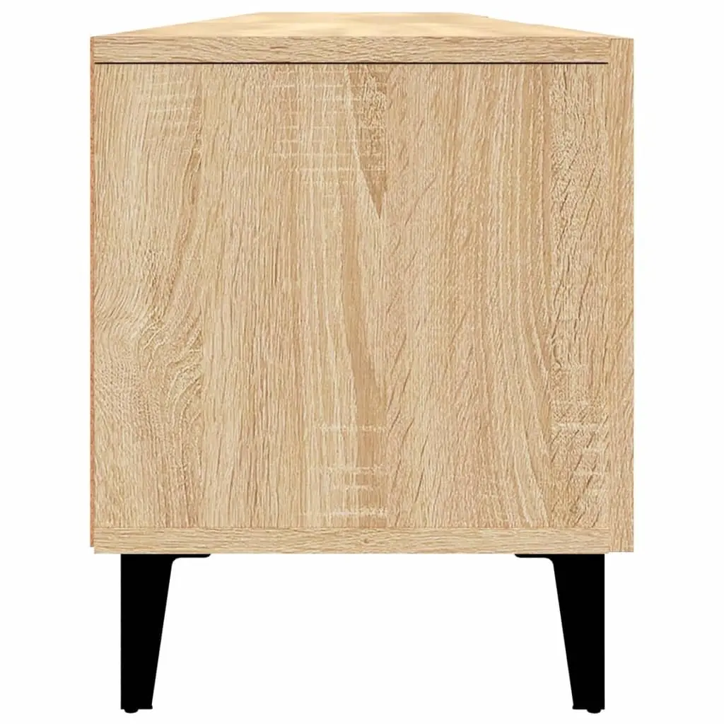 Brown Engineered Wood TV Cabinet with Storage