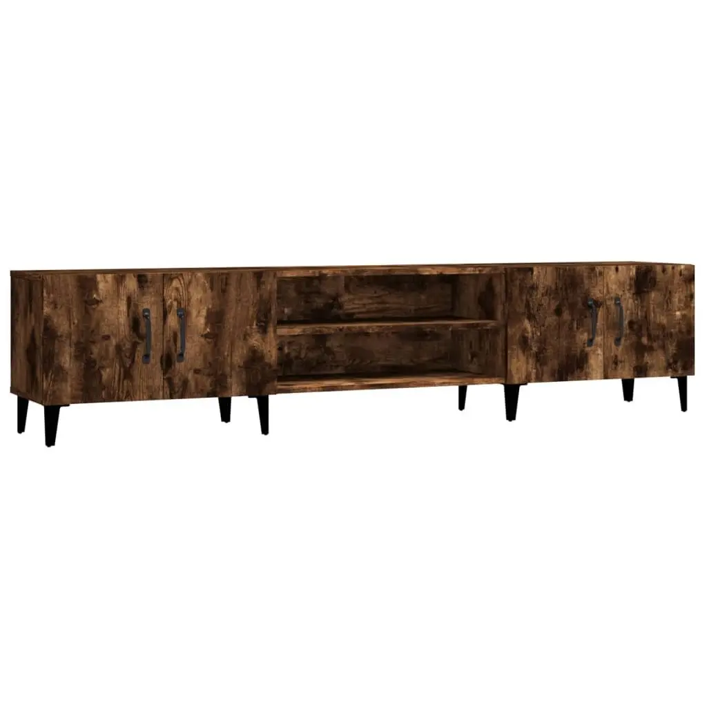 Brown TV Cabinet 180x31.5x40 cm with Doors