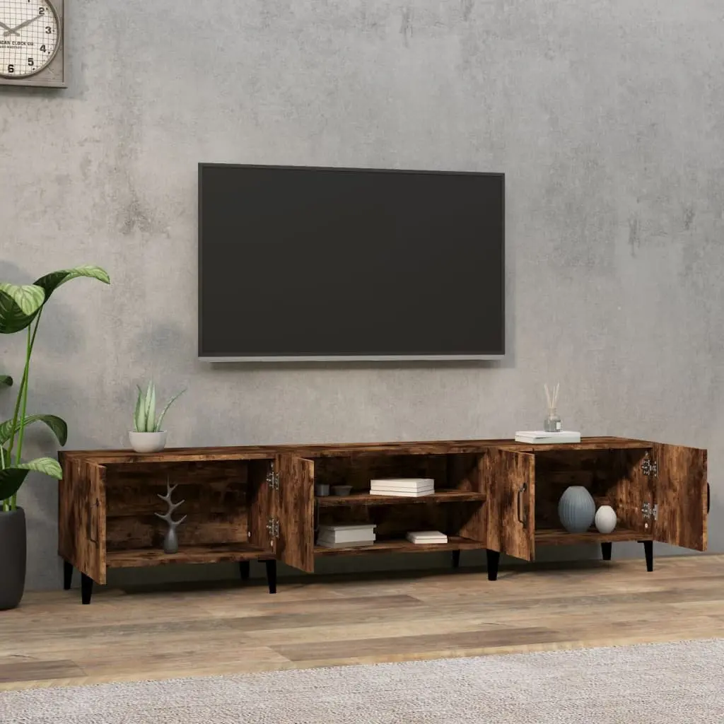 Brown TV Cabinet 180x31.5x40 cm with Doors