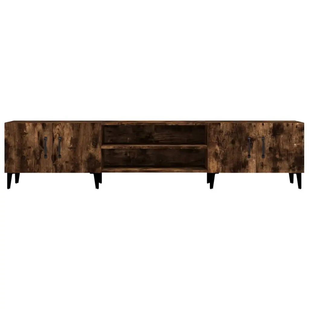 Brown TV Cabinet 180x31.5x40 cm with Doors