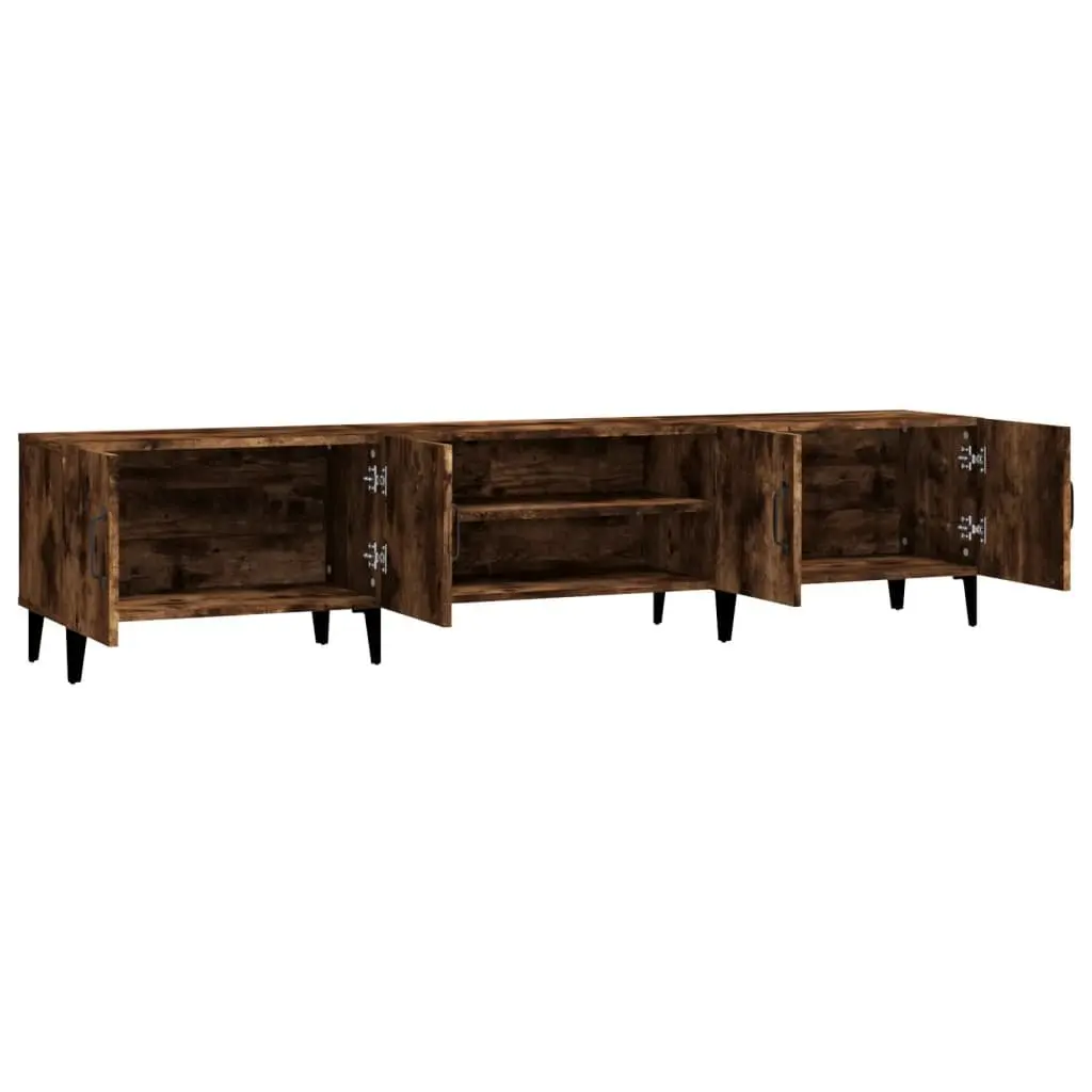 Brown TV Cabinet 180x31.5x40 cm with Doors