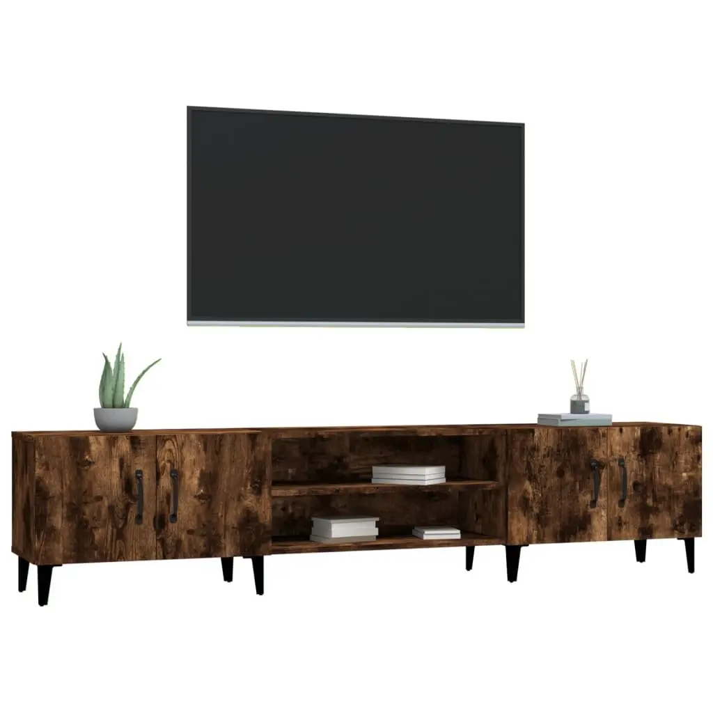 Brown TV Cabinet 180x31.5x40 cm with Doors