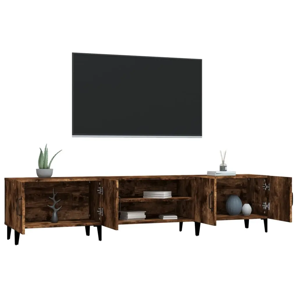 Brown TV Cabinet 180x31.5x40 cm with Doors