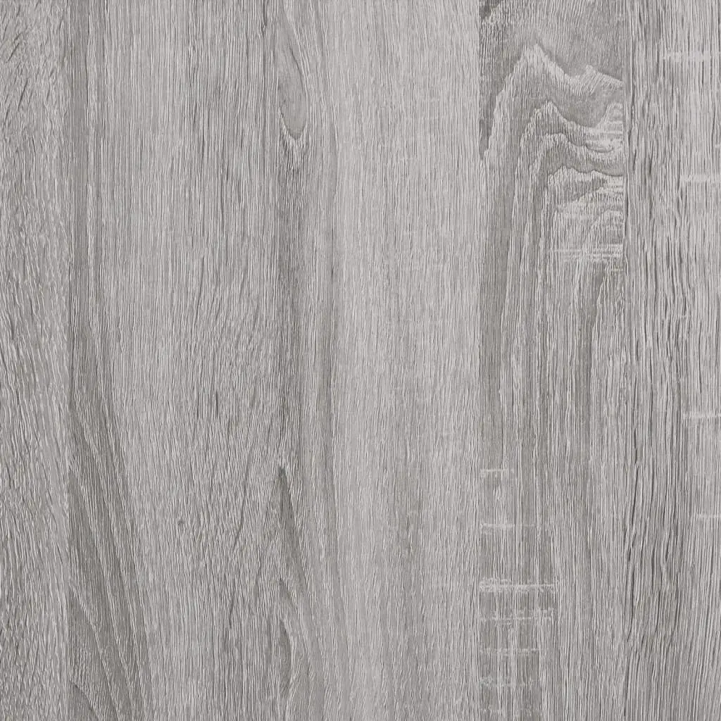 TV Cabinet Engineered Wood 80x35x50cm Grey Storage Unit Drawers