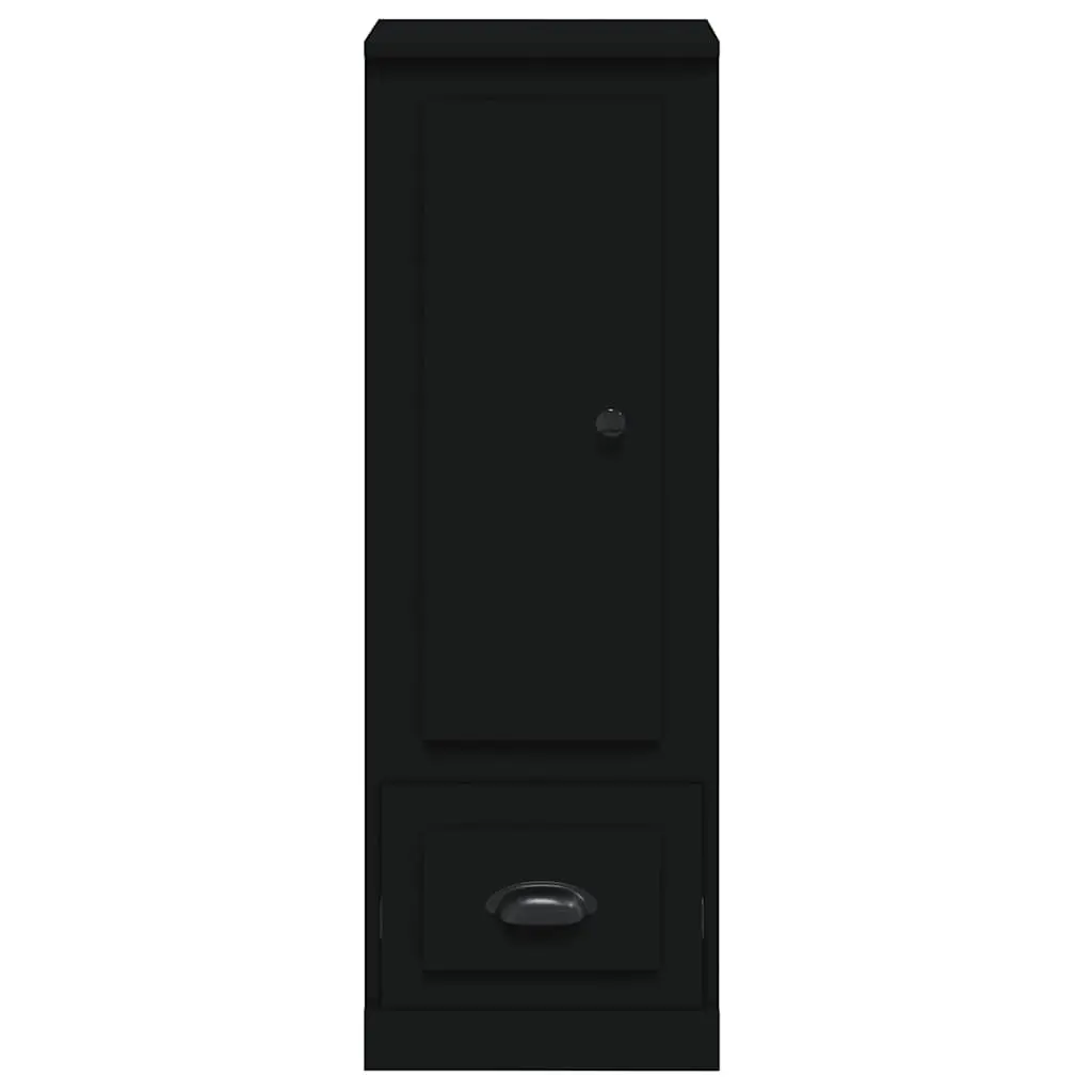 Black Highboard Sideboard with Storage Options