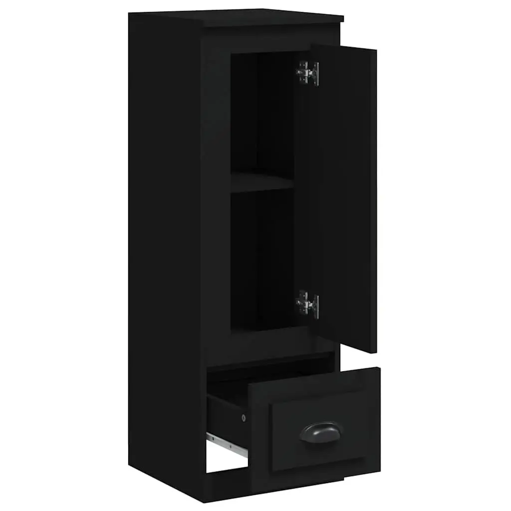 Black Highboard Sideboard with Storage Options