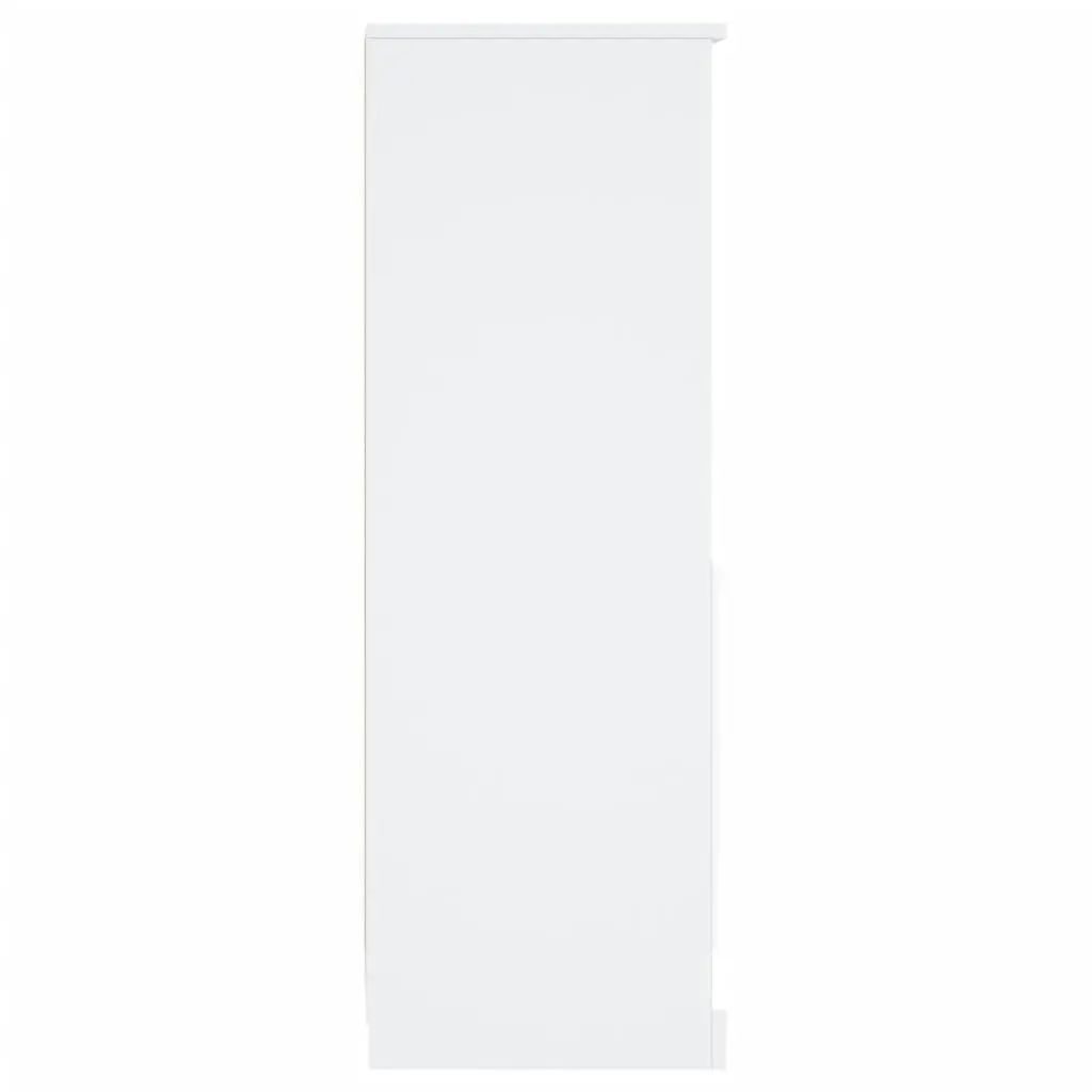 White Highboard Storage Cabinet 36x35.5x103.5cm