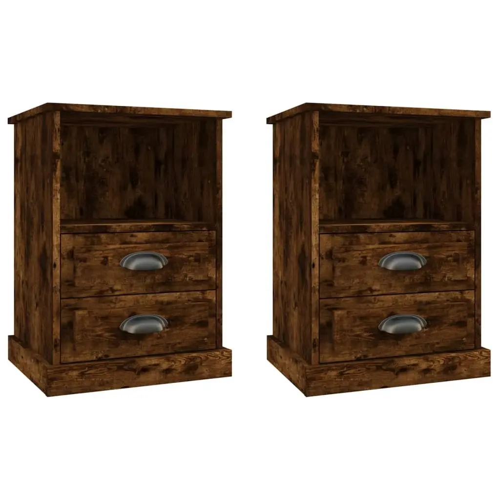 Brown Bedside Cabinets with Storage Space