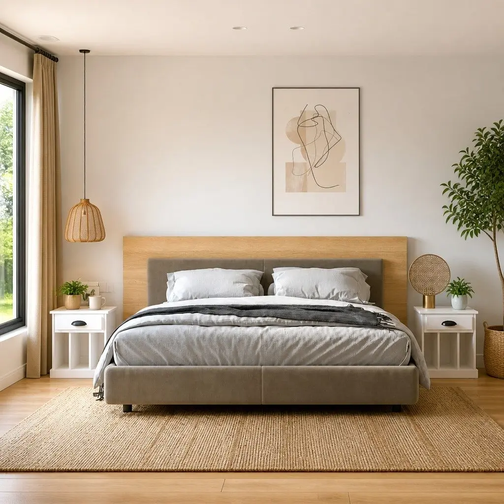 High Gloss White Bedside Cabinets with Ample Storage