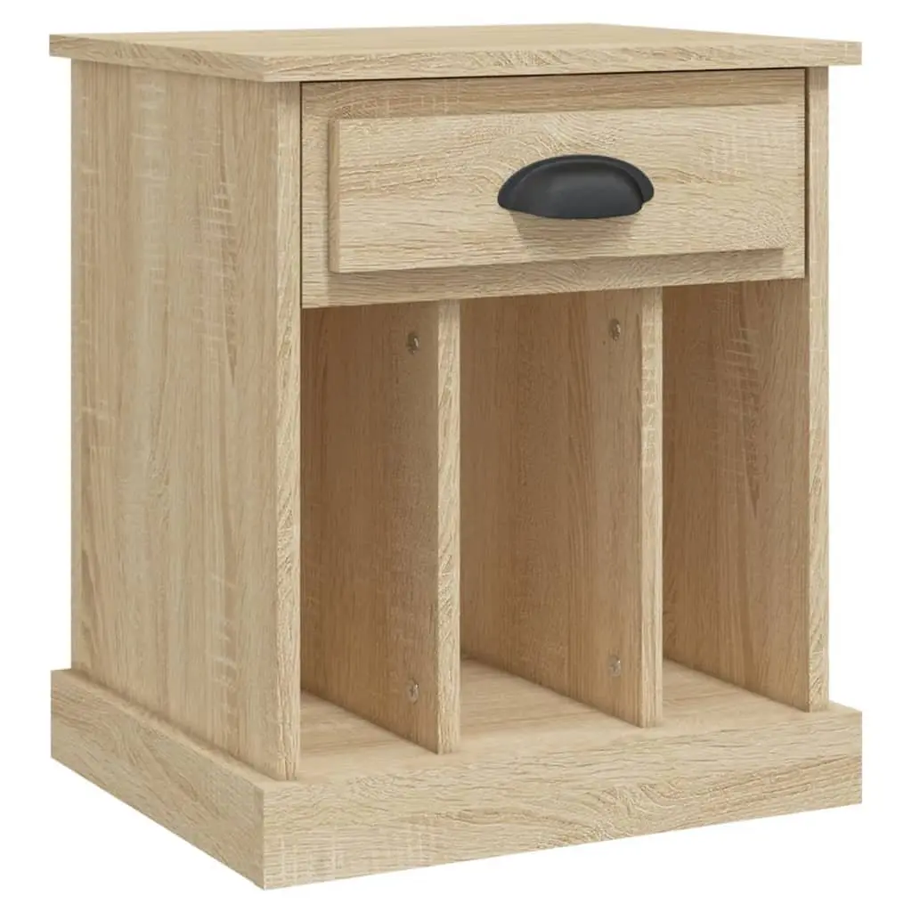 Brown Sonoma Oak Bedside Cabinets 2 pcs