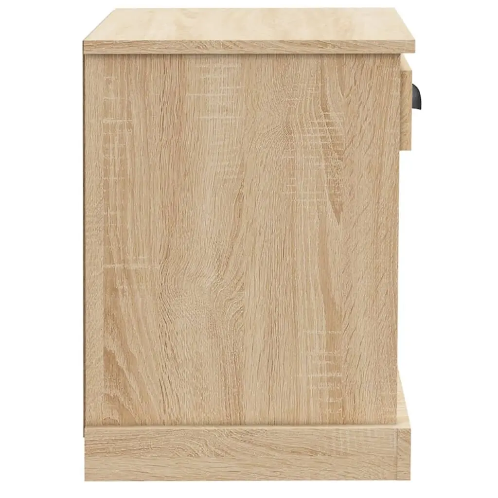 Brown Sonoma Oak Bedside Cabinets 2 pcs
