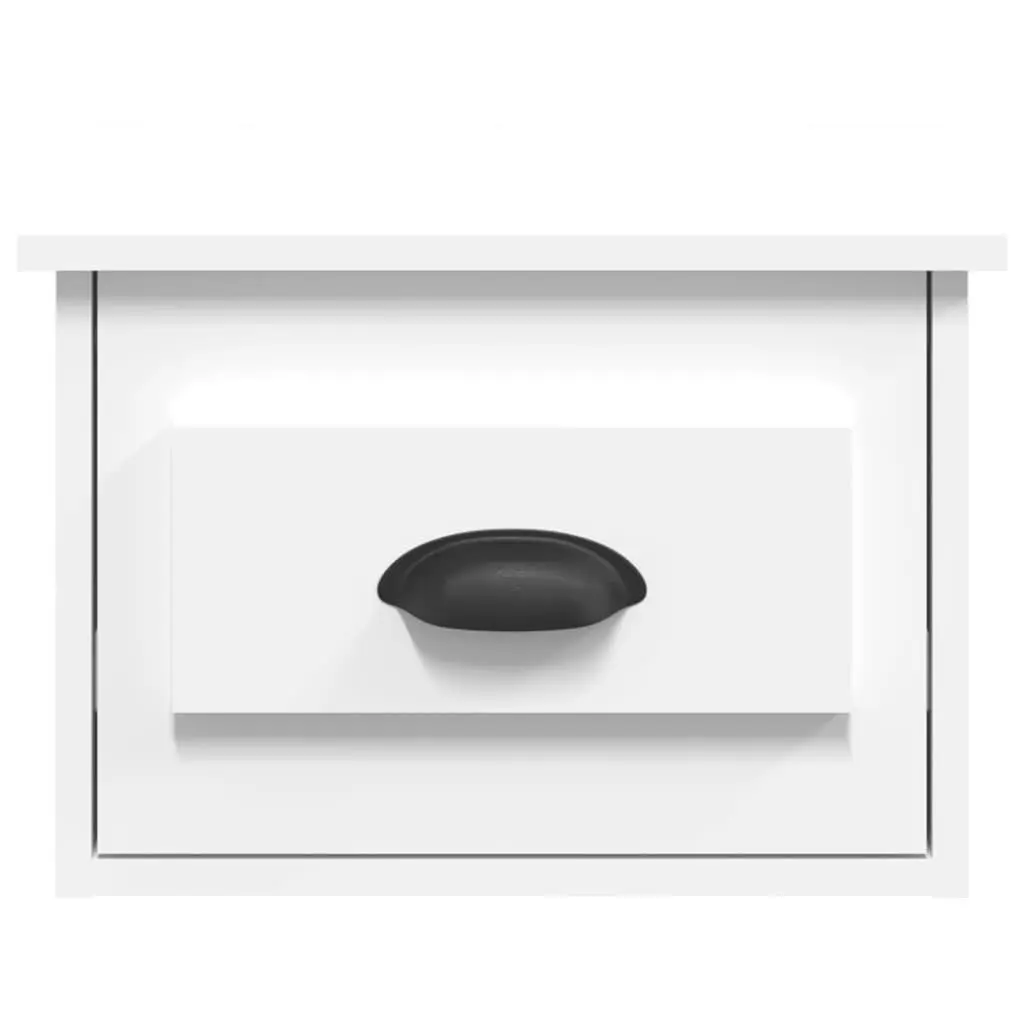Wall-mounted Bedside Cabinet with Drawer Storage