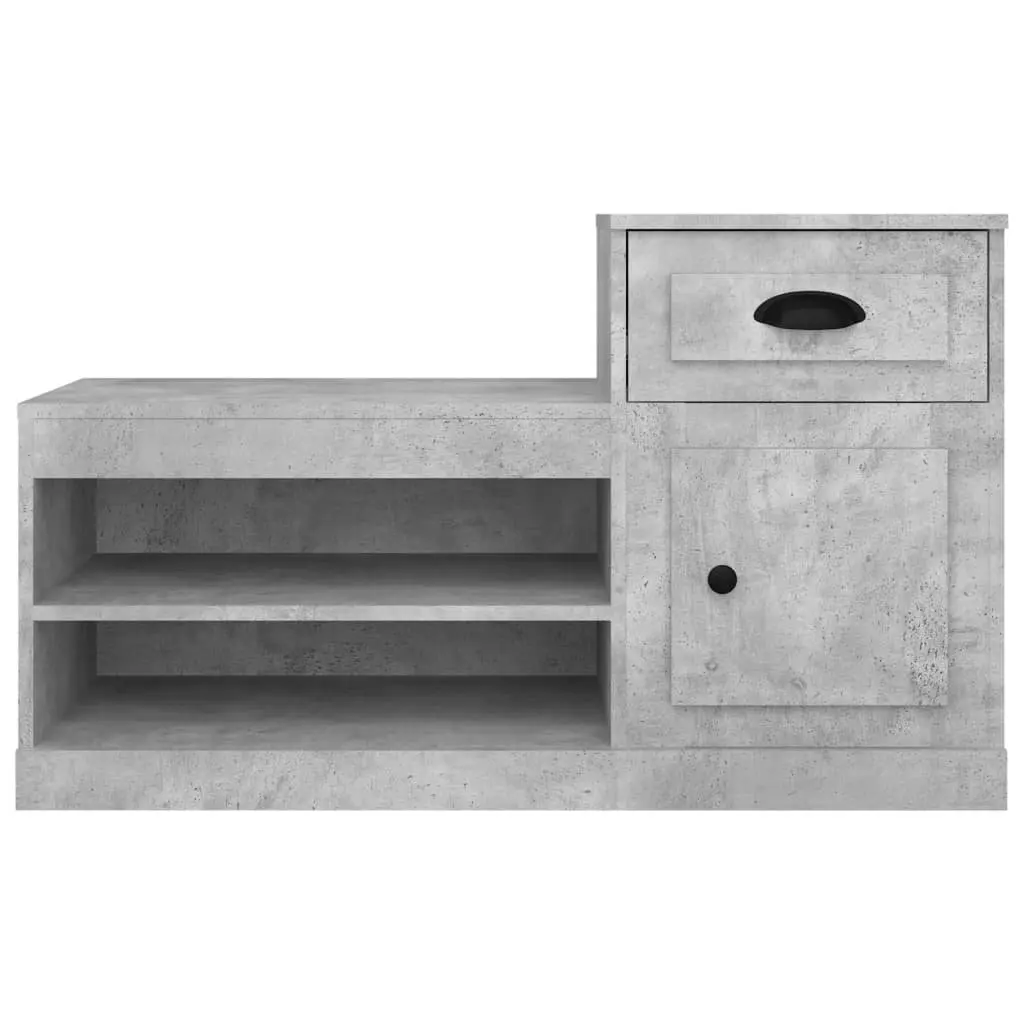 Shoe Cabinet Engineered Wood 100x42x60cm Grey