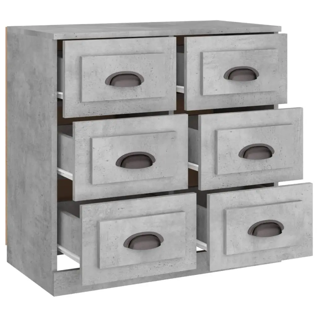 Sideboard Engineered Wood 70x35.5x67.5cm Grey