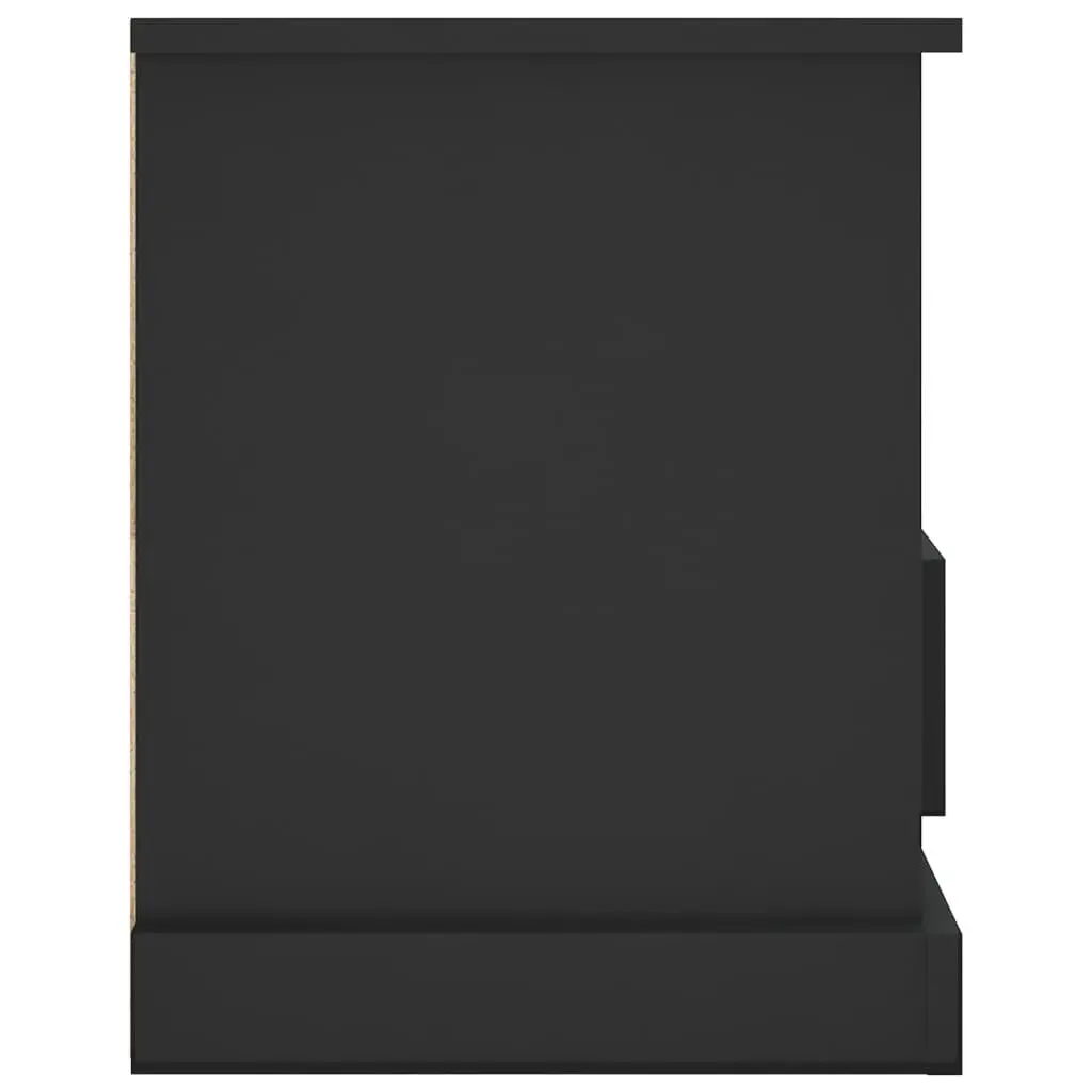 TV Cabinet Engineered Wood 93 x 35.5 x 45 cm Black
