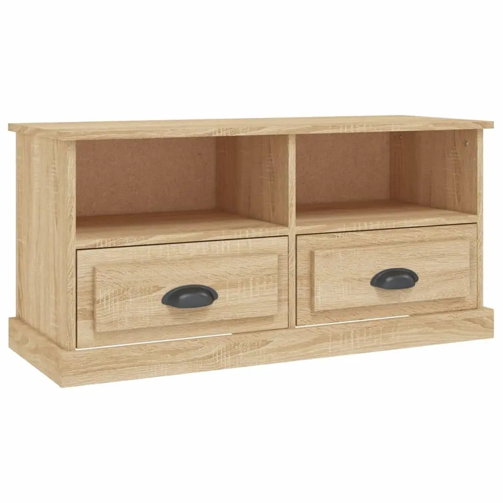 TV Cabinet Engineered Wood Brown 93 x 35.5 x 45 cm
