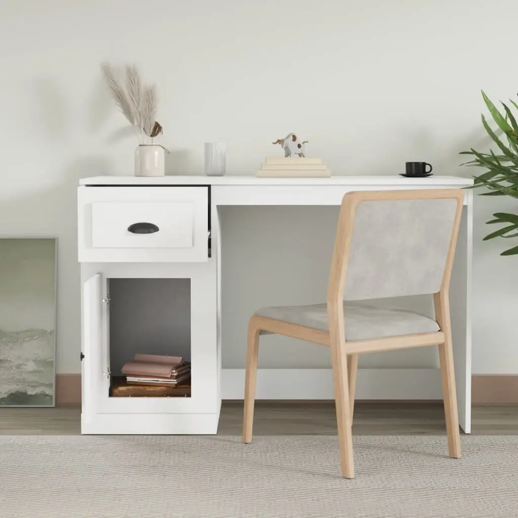 Desk Engineered Wood 115x50x75cm White