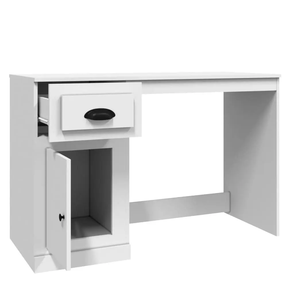 Desk Engineered Wood 115x50x75cm White