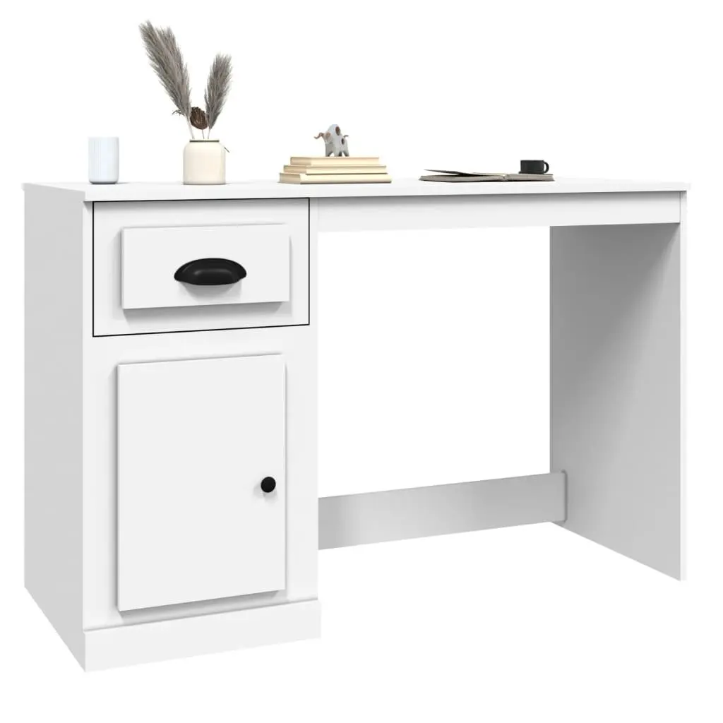 Desk Engineered Wood 115x50x75cm White