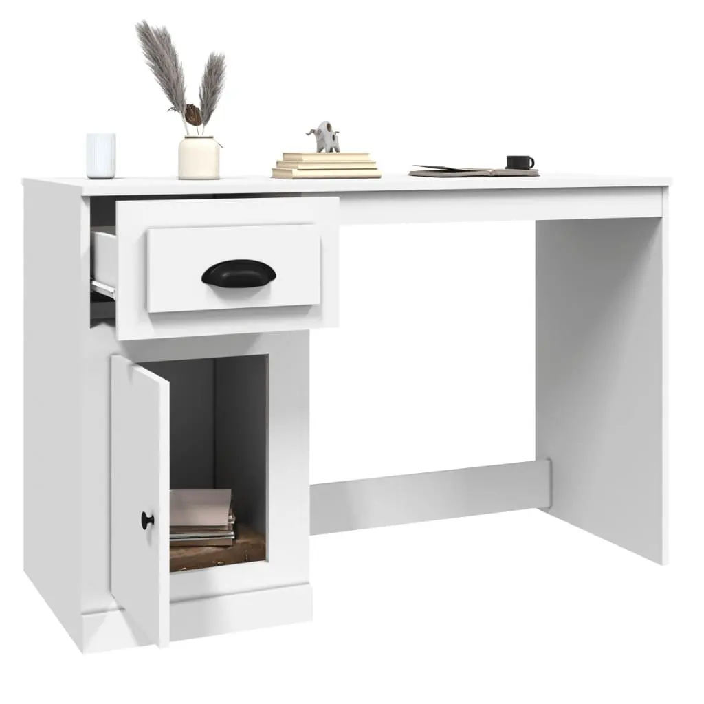 Desk Engineered Wood 115x50x75cm White