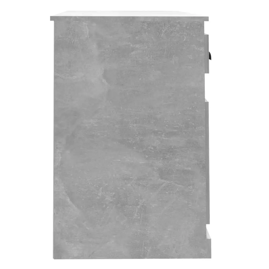 Grey Office Desk with Drawer Storage Compartment Modern Study Table 115x50x75cm