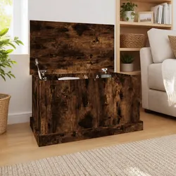 Engineered Wood Storage Chest in Brown 70x40x38 cm