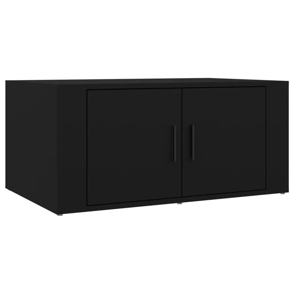 Black Coffee Table with Ample Storage