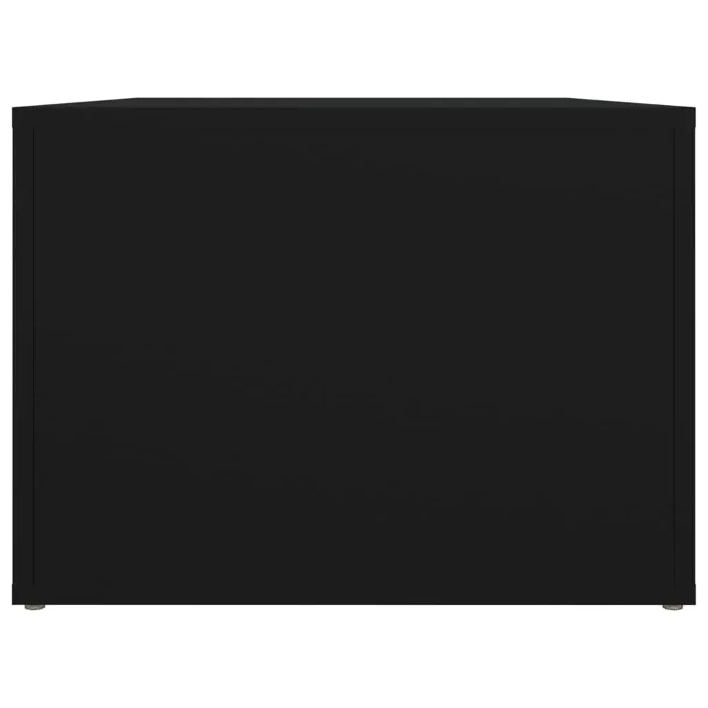 Black Coffee Table with Ample Storage