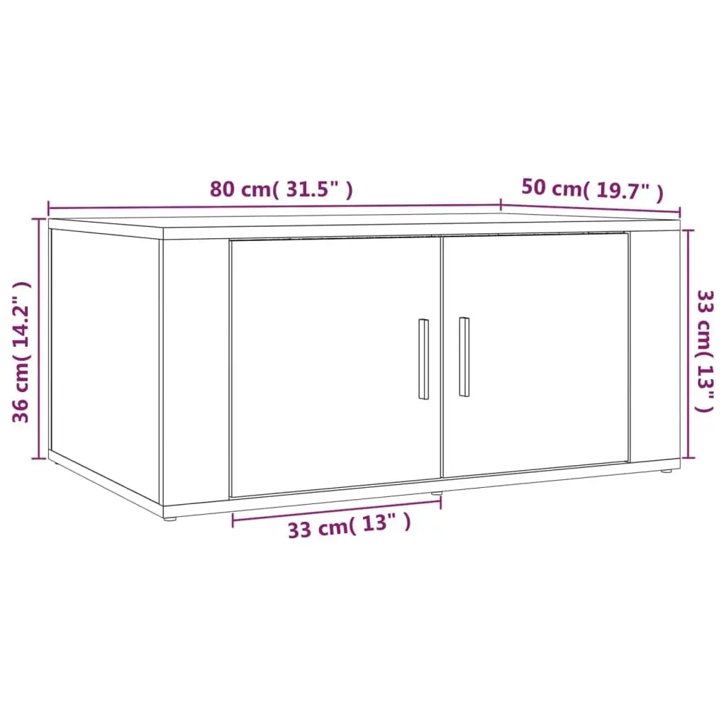 Black Coffee Table with Ample Storage
