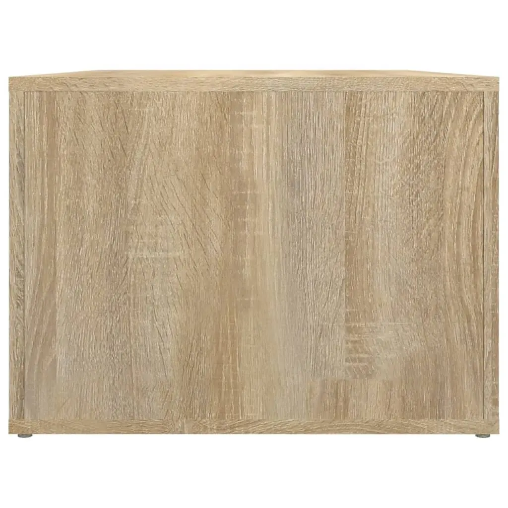 Brown Engineered Wood Coffee Table with Storage
