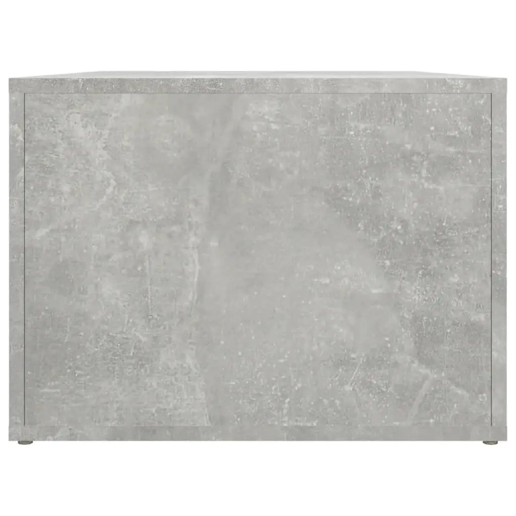 Grey Engineered Wood Coffee Table with Storage Compartments